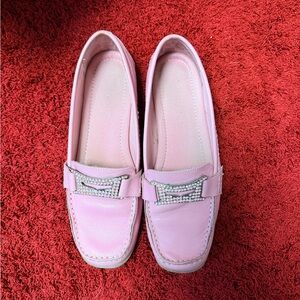 Elegant Bellini Pink Loafers